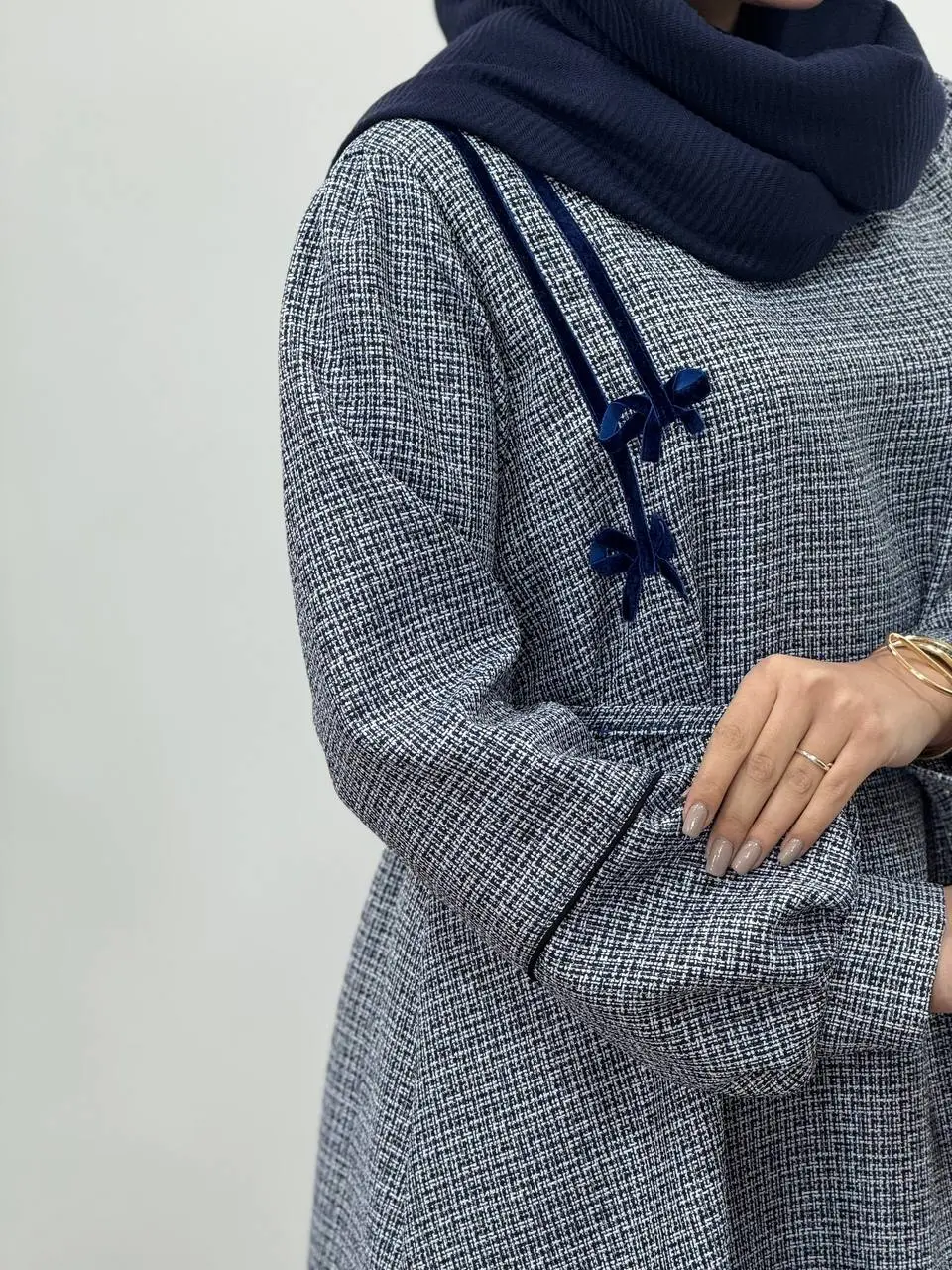 پیراهن مانتویی بلند سوپر کلوش سها